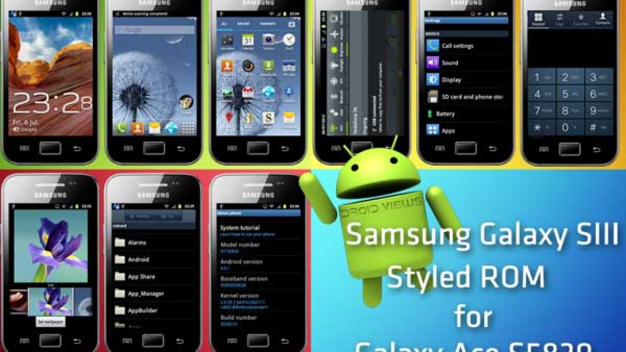 Install Sgs3 Styled Rom On Samsung Galaxy Ace Gt S5830 Droidviews