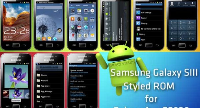 Install Sgs3 Styled Rom On Samsung Galaxy Ace Gt S5830 Droidviews