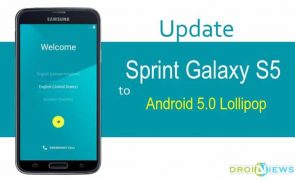 Update Sprint Galaxy S5 SM G900P to Official Android 5.0 Lollipop