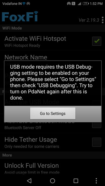 bluetooth tethering phone to tablet app foxfi android 4.4