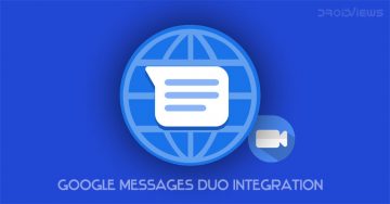 Google Messages Web App gets Google Duo Integration - DroidViews