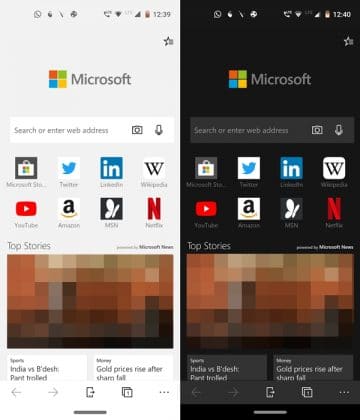 How to Enable Dark Mode in Microsoft Edge for Android & Windows ...