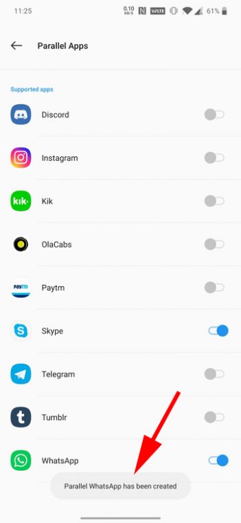 Use Two WhatsApp Accounts on OnePlus with Parallel Apps - DroidViews