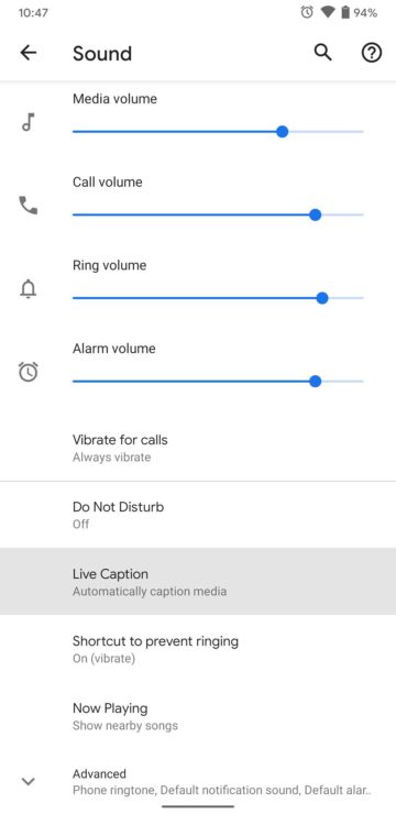 How To Enable Live Caption On Google Pixel 4 - DroidViews