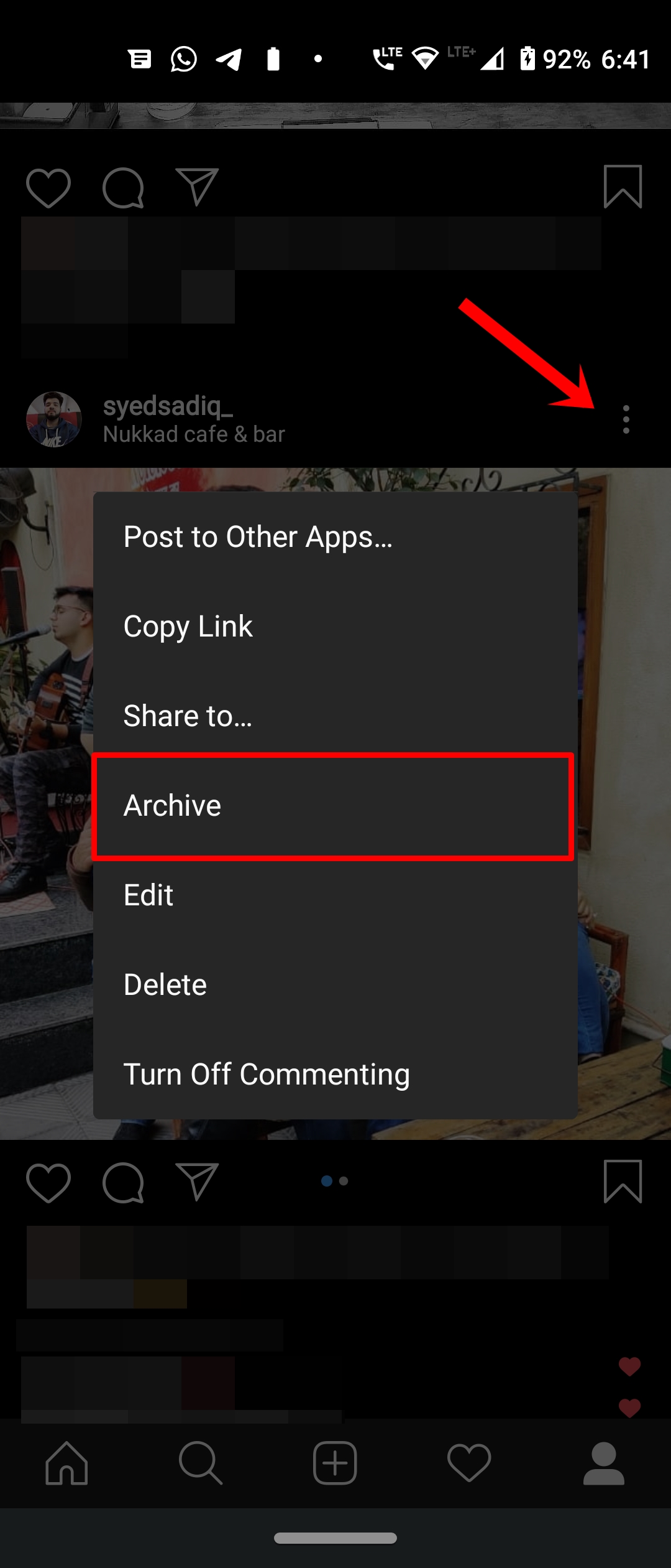 comment supprimer les archive sur instagram