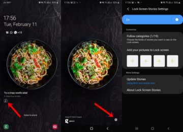 How to Disable One UI 2.0 Lock Screen Stories - DroidViews