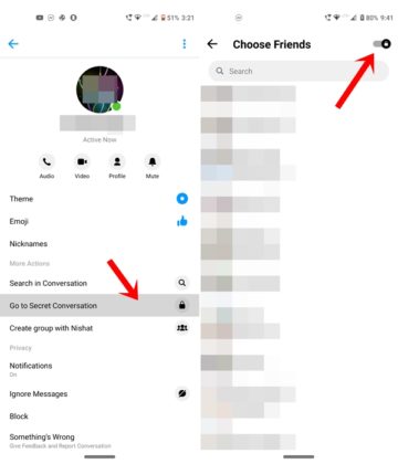 how to delete encrypted message in messenger