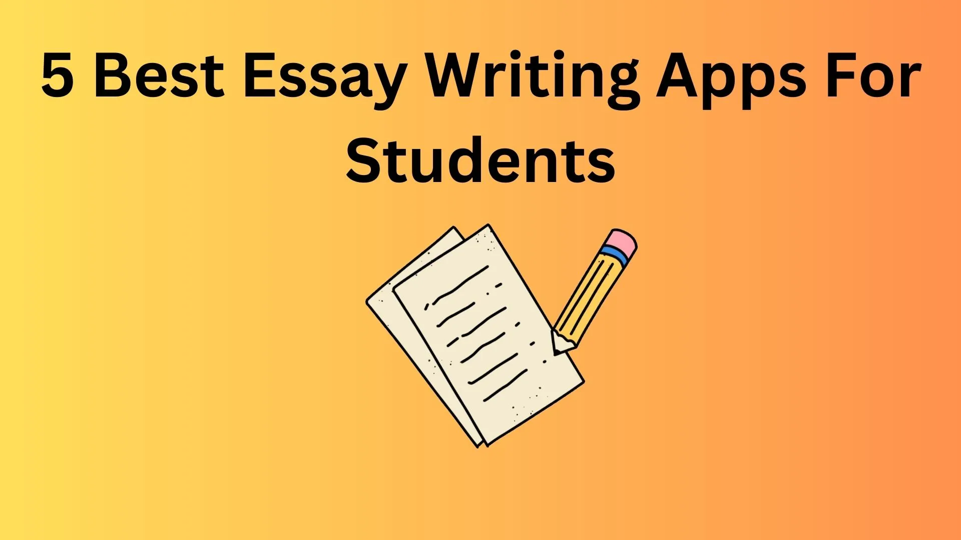 essay writing app for students