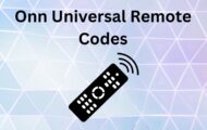 Onn Universal Remote Codes