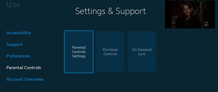 Settings and support